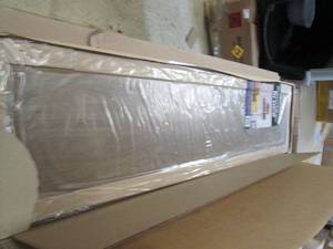 lot 92 image: 12 inch x 4 foot butcher block shel...