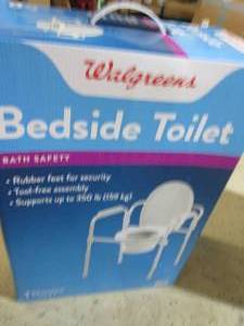 lot 121 image: new walgreens bedside toilet...
