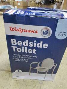 lot 124 image: new walgreens bedside toilet...