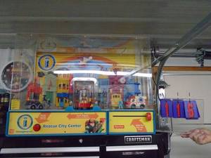 Fisher Price rescue city center. Interactive with lights & movement Store display. As shown.