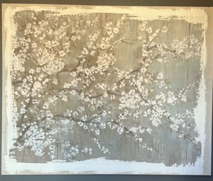 lot 19 image: A&B Home Cherry Blossom Canvas Wall Art