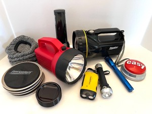 lot 59 image: Assorted Flashlights and Furniture Sliders Collection