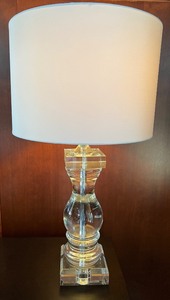 lot 60 image: Viatala Collum Table Lamp with Crystal Base