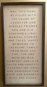 lot 112 image: Framed Inspirational Wall Art Decor