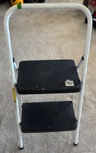 lot 235 image: Used Folding 2-Step Ladder with Non-Slip Steps