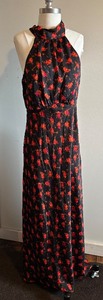 lot 340 image: Womens A New Day Floral Halter Maxi Dress in Size M