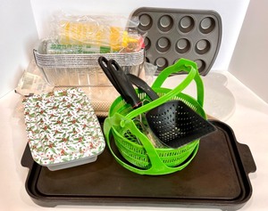 lot 78 image: Collection of Kitchenware Including Griddle, Muffin Pan, and More