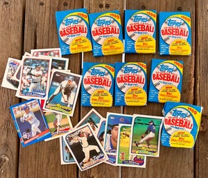 lot 158 image: 1989 Topps Major League Baseball Cards Set with Sealed Packs and Assorted Cards