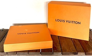 lot 172 image: 2 Louis Vuitton Gift Boxes and Ribbon Set