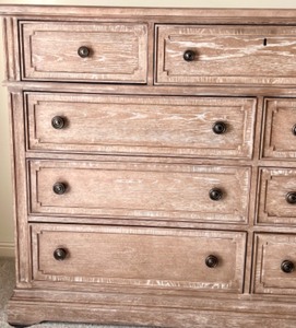 Stanley Furniture Rustic 9-Drawer Dresser with Distressed Finish