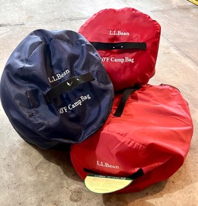 lot 405 image: L.L. Bean Camp Set 2 Camp Bags & 2 Pillows
