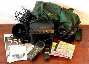 lot 420 image: Lohman Model 2555 Wildlife Calling System with Binoculars and Accessories