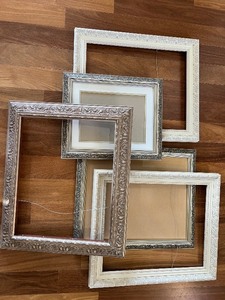 lot 450 image: Collection of 5 Ornate Picture Frames with Intricate Designs