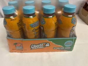 lot 430 image: 12x 16.9oz Ghost Hydration-Orange Squeeze