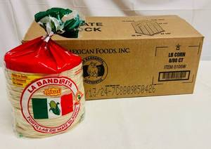 lot 63 image: 6x 80ct La Banderita Corn Tortillas