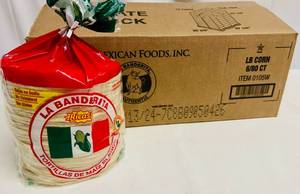 lot 66 image: 6x 80ct La Banderita Corn Tortillas