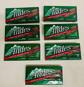 lot 78 image: 7x 28pcs Andes Crme De Menthe Thins