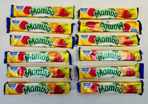lot 117 image: SSS. 12x 18 Mamba Fruit Chews