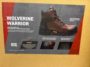 lot 142 image: MM. Size 10 Wolverine Warrior 6 Met W