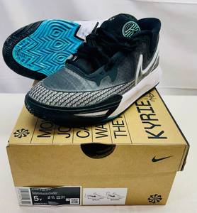 lot 159 image: MM. Size 12C Nke Kyrie 8 Go (GS)BlackBlack-White-Light Menta