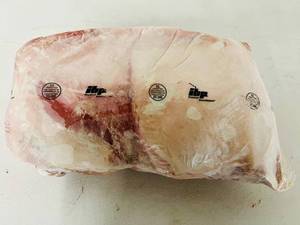 lot 7 image: F. 20.35lbs Bone-in Pork Shoulder Butts-IBP Supreme Trim All Natural