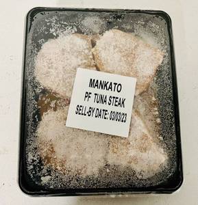 lot 27 image: L. 4.60lbs PF Tuna Steak
