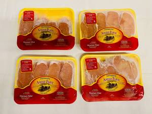 lot 33 image: H. 4pkgs(Approx 6lbs) Boneless Skinless Chicken Breast-Gerber Amish Farms