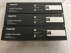 lot 30 image: 3 Ompole Cable Concealer Packs - Gray