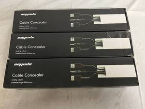 lot 31 image: 3 Ompole Cable Concealer Packs - Gray