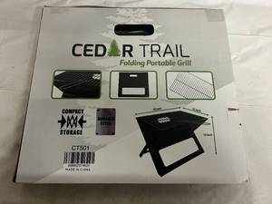 lot 47 image: Cedar Trail Folding Portable Grill