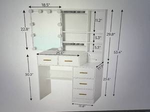 lot 68 image: LED VanityDesk