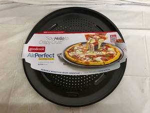 lot 89 image: Goodcook Air Perfect Nonstick Pizza Pan - 15.75in