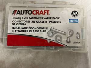 lot 103 image: 128pc Autocraft Class 8 Fastener Pack