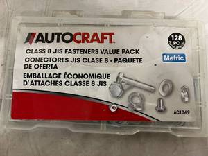 lot 105 image: 128pc Autocraft Class 8 Fastener Pack