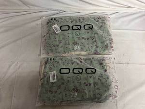 lot 83 image: 2 Packs of OQQ Women Body Suit Shirts - Large