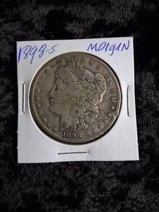 lot 6 image: 1898-S  Morgan Silver Dollar