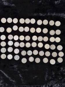 lot 15 image: 59 - Silver Canada Dimes   1966 & older   80% Silver