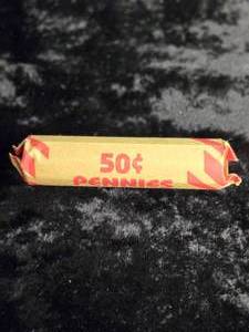 lot 45 image: 50 Wheat  Cents From 30s, 40s & 50s