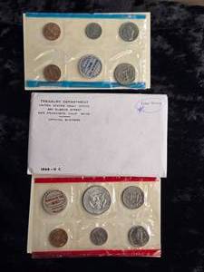 lot 39 image: 1968 U.S. Mint Set with  Kennedy Error