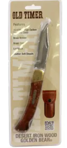 lot 257 image: Old Timer 6OTW Golden Bear 8.7in Traditional Folding Knife