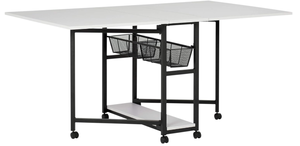 lot 99 image: Studio Designs Sew Ready Fabric SewingCutting Standing Table with Organizers
