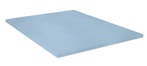 lot 133 image: Full Size Mainstays 2 Memory Foam Mattress Topper