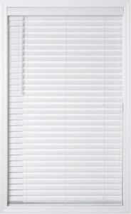 lot 156 image: LOT OF 2 Better Homes & Gardens 2 Cordless Faux Wood Horizontal Blinds