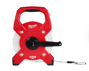 lot 175 image: Milwaukee 300 Fiberglass Open Reel Long Tape Measure 48-22-5303