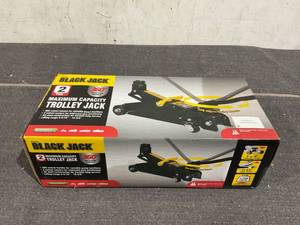 lot 143 image: Black Jack T82016W 2 Ton Trolley Jack with 360 Rotation Handle