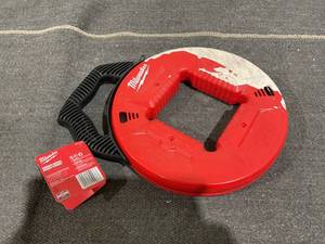 lot 167 image: Milwaukee 120 18 Steel Fish Tape 48-22-4176