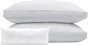 lot 343 image: 2PCS Queen Size Coop Home Goods Essence Down Alternative Pillow Set