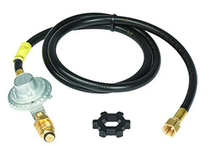 lot 611 image: Mr. Heater 12-Feet Hose Regulator Assembly with Restricted Flow Soft Nose P.O.L.