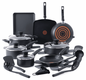lot 623 image: 22PCS T-fal Kitchen Solutions, Non-Stick Pots and Pans Cookware Set