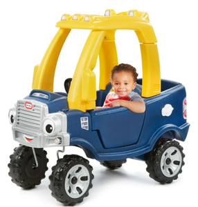 lot 628 image: Little Tikes Cozy Truck Ride-On with Removable Floorboard